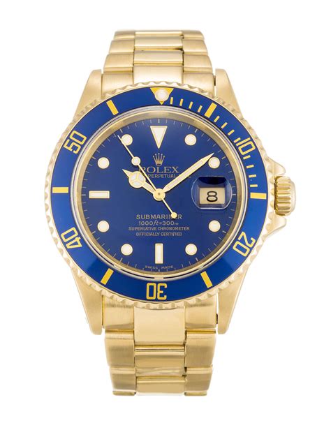 rolex replicasubmariner blue dial and bezelgold watch|rolex submariner blue dials.